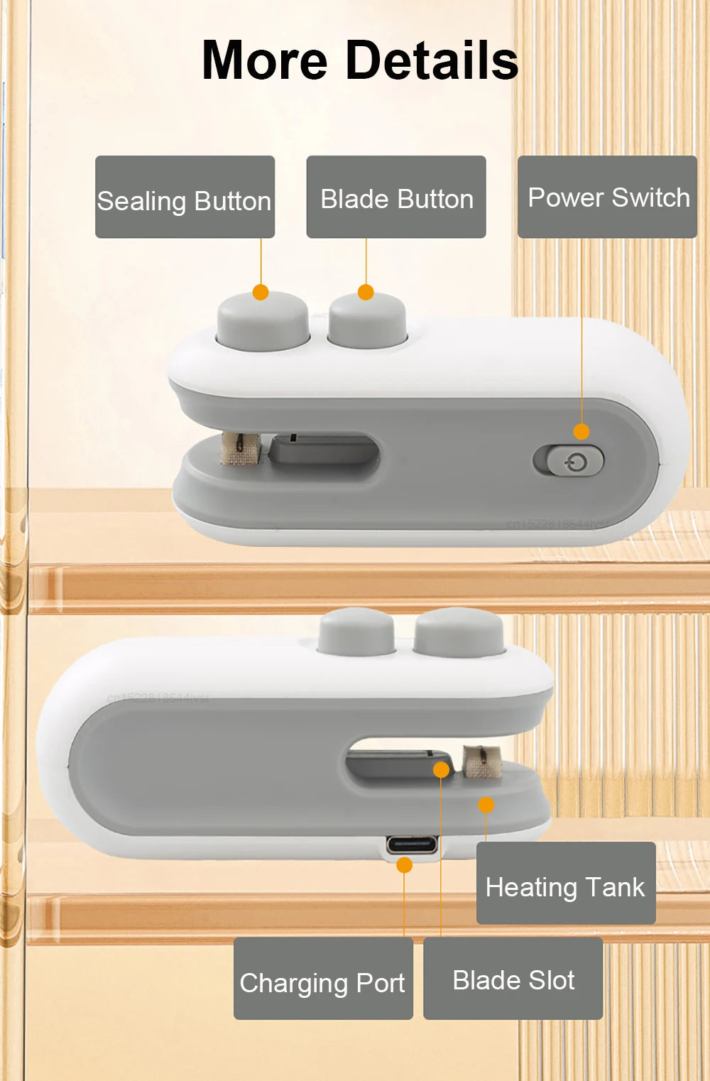 SealPro™ – Mini Seladora de Embalagens Portátil