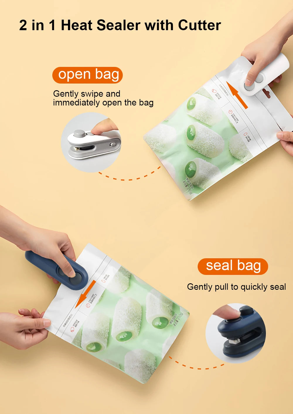 SealPro™ – Mini Seladora de Embalagens Portátil